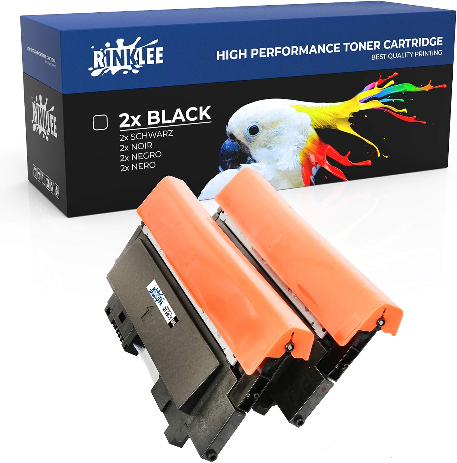 RINKLEE CLT-K404S Toner Cartridge Compatible with Samsung Xpress SL-C430 SL-C430W SL-C480 SL-C480FN SL-C480FW SL-C480W
