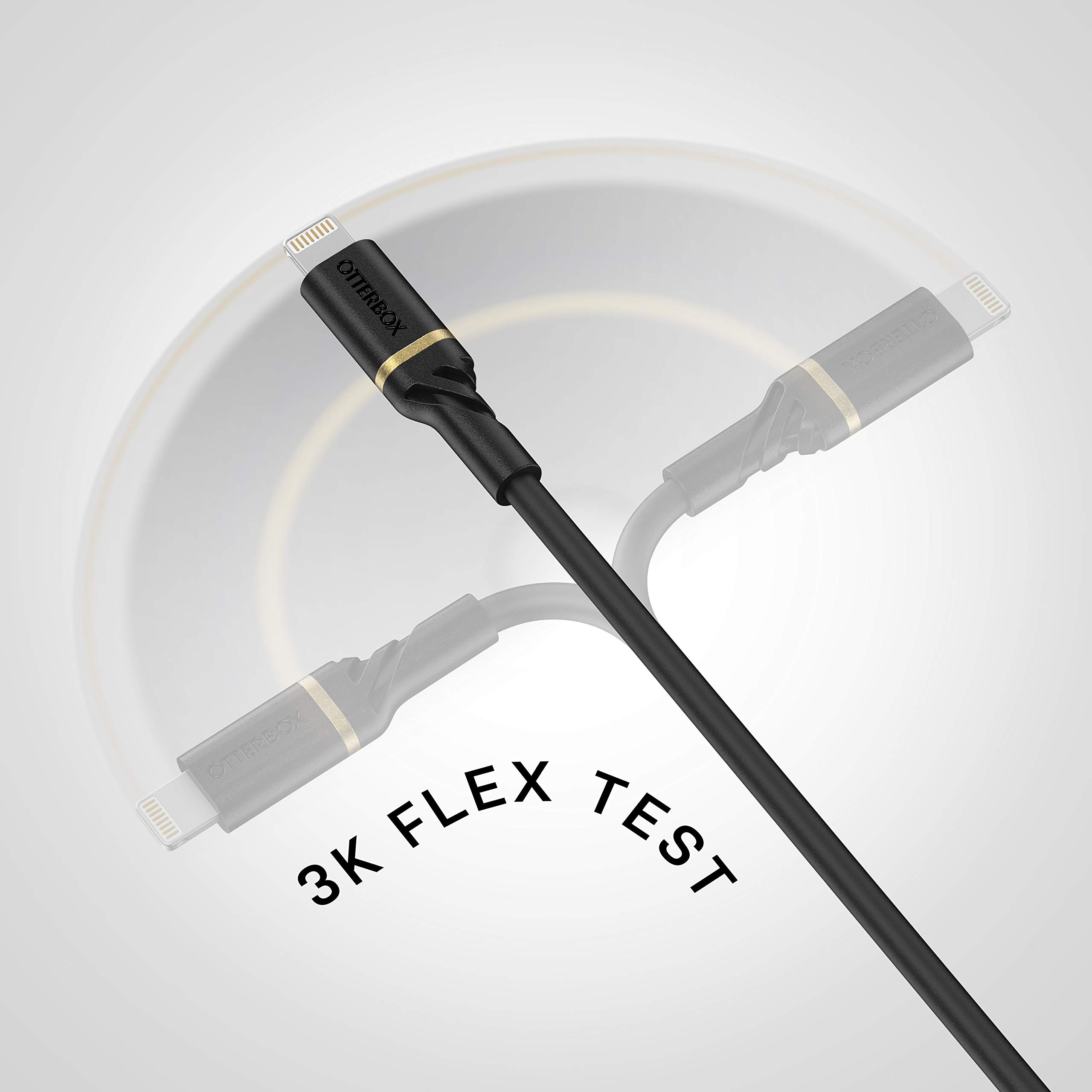OtterBox Performance Fast Charge Cable Lightning to USB-C 3.3FT - White
