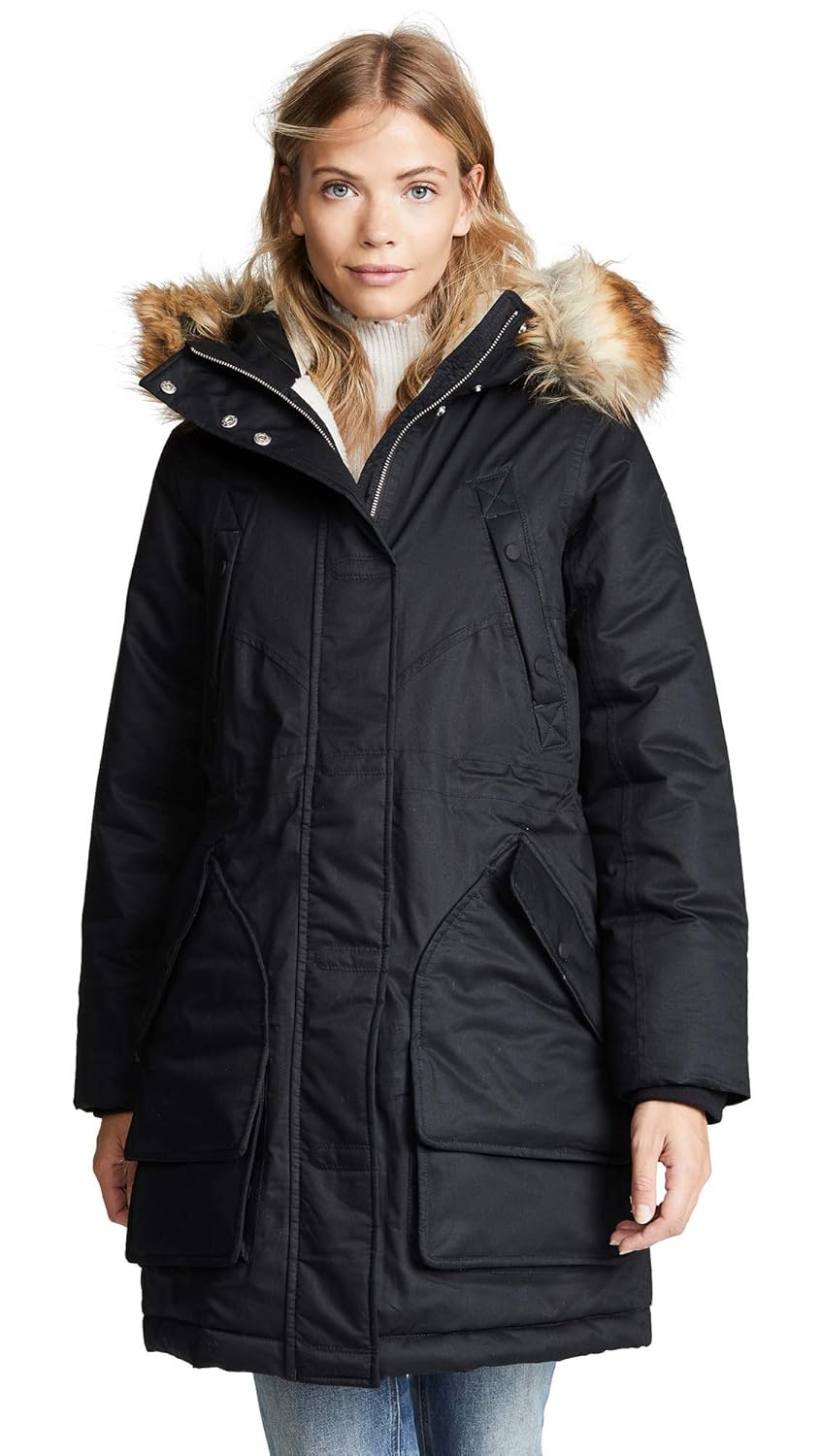 womens insulated parka jacket