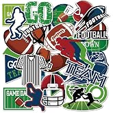 Anor Wishlife Football PVC Waterproof Stickers(60pcs), for Laptop, Car, Bicycle, Luggage etc, Cartoon Style, Kid's Gift