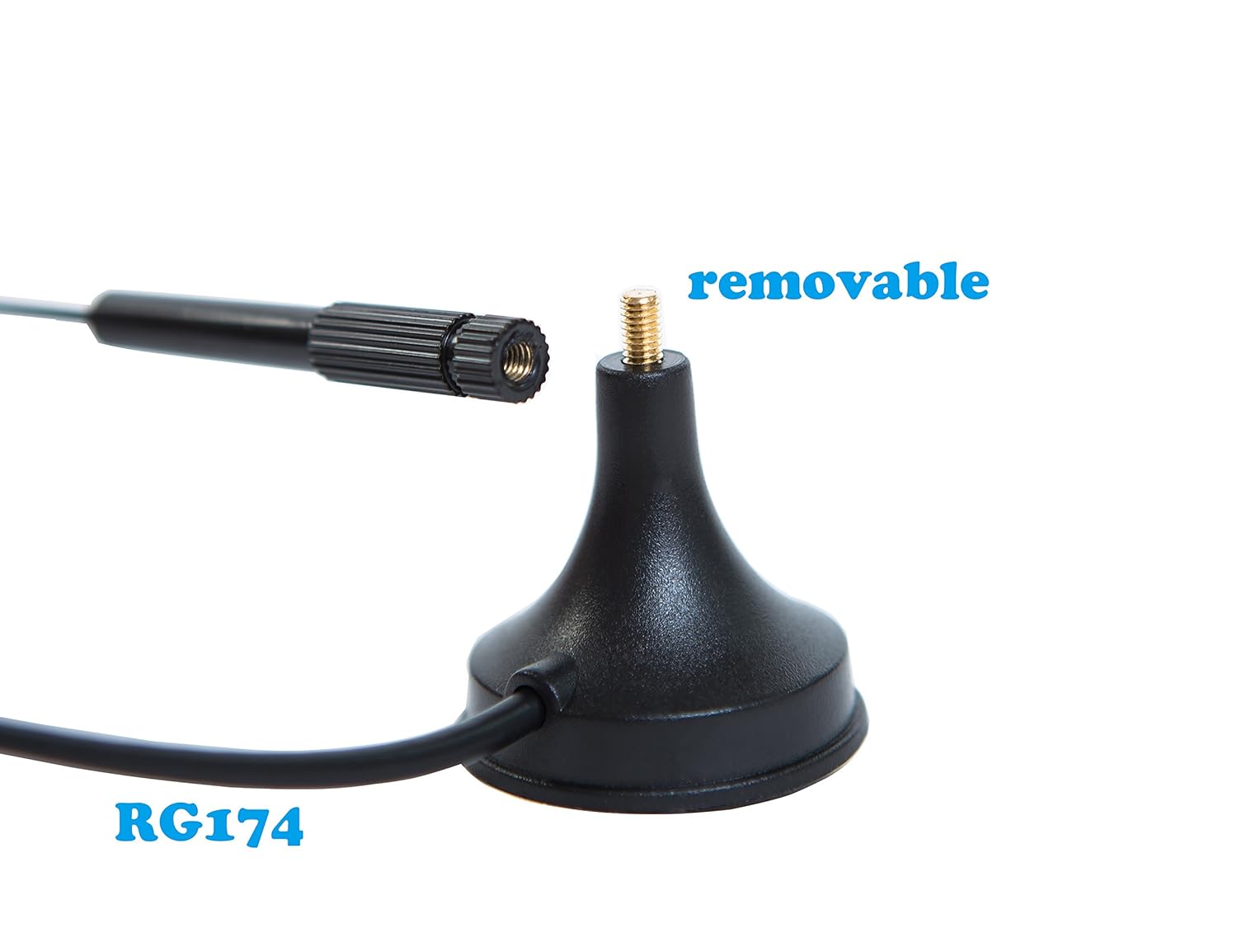 7dbi High Gain 4g Lte Cprs Gsm 3g 2 4g Wcdma Omni Directional Antenna With Magnetic Stand Base 16ft Rg174 Extension Cable For Wifi Router Mobile Broadband Outdoor Signal Booster Ts9 Connector Networking Products