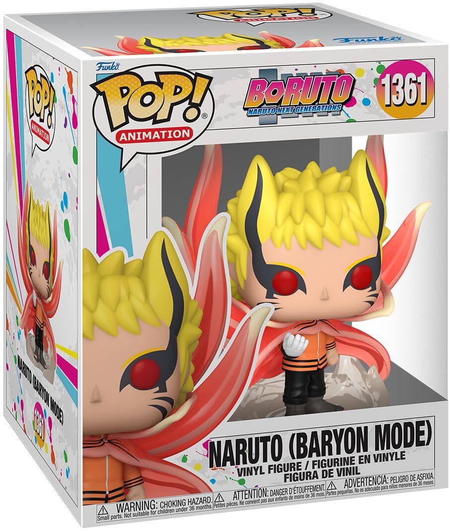 Funko POP! Super: Boruto - Naruto Uzumaki - (Baryon Mode) - Boruto: Naruto Next Generations - Collectable Vinyl Figure - Gift Idea - Official Merchandise - Toys for Kids & Adults - Anime Fans