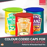 SOL 6pk Reusable Plastic Can Lids for Opened Tins - Leak Resistant view 4