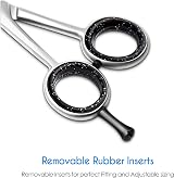 Candure Professional Hair Scissors 6.5" Barber Shears Stainless Steel Hair view 5