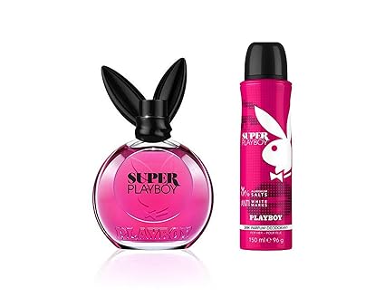 Playboy Playboy Super For Women Gift Set (Edt90ml+Bs150ml), 240 ml