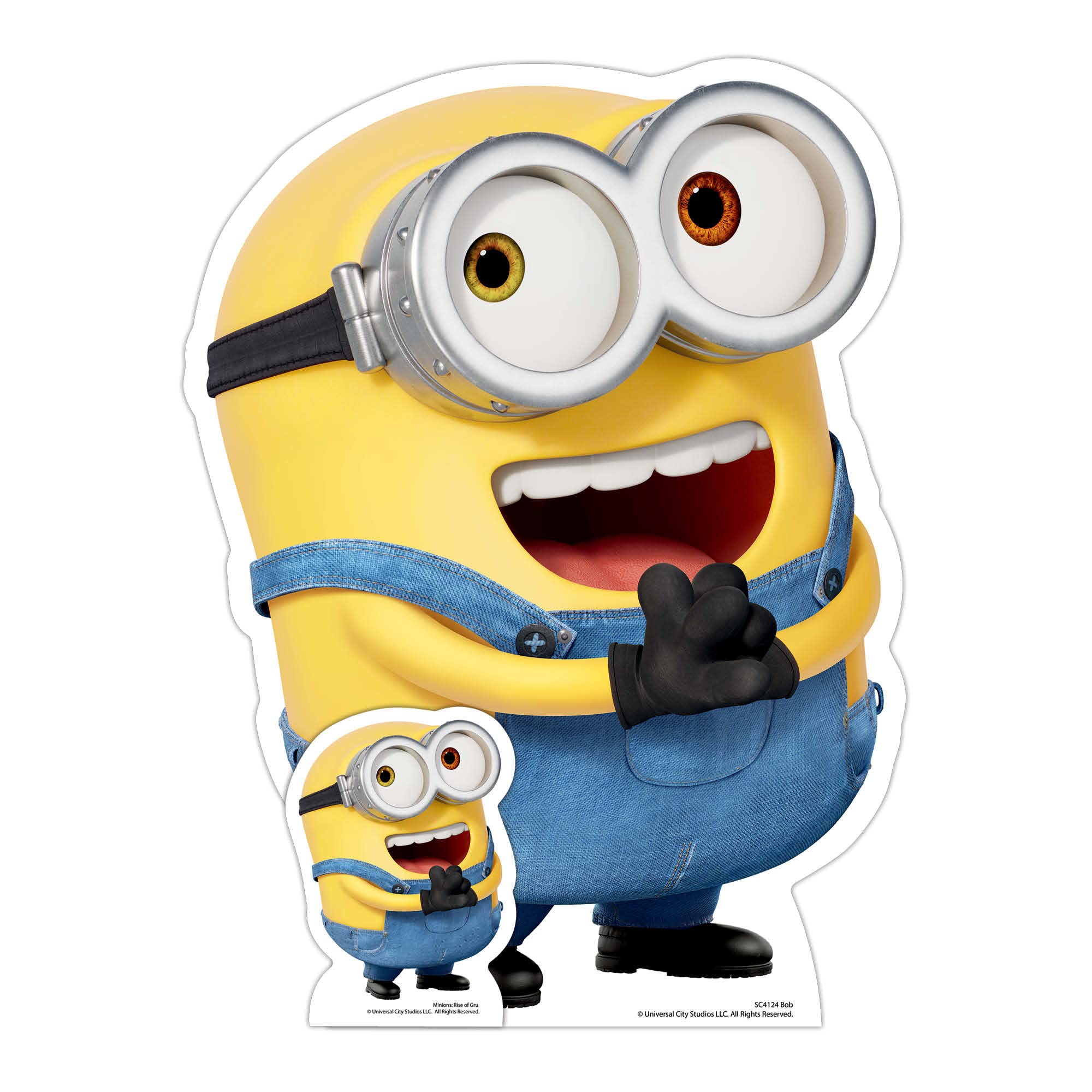 Star Cutouts SC4124 Bob Happy Minions Mini Cardboard Cutout Birthdays Gifts Decorations