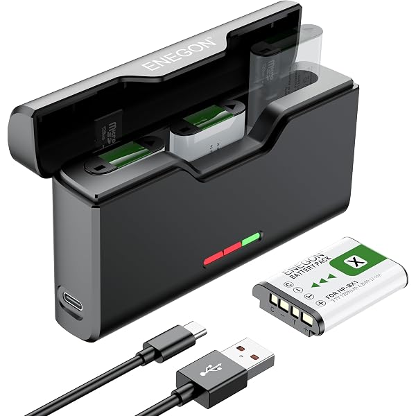 Amazon.com: ENEGON NP-BX1 Battery 3-Pack 1380mAh 3-Channel Charger