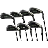BombTech Golf 4.0 Right-Handed Iron Set, Includes 4, 5, 6, 7, 8, 9 &amp; PW | Game improvement golf iron set delivering easy launch, consistent ball flight, added forgiveness and distance for golfers