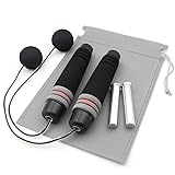 Weighted Ropeless Jump Rope Crossfit Speed Rope for Double Unders, Exercise, WOD, Boxing, MMA Training Fitness