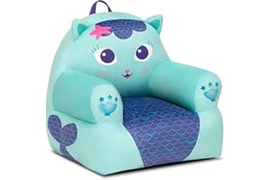 Delta Children - Gabby's Dollhouse Cozee Buddy Kids Chair, Blue