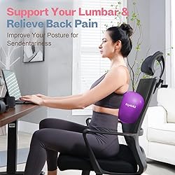 kisnbld Small Exercise Ball, 9 Inch Mini Pilates