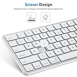 OMOTON Bluetooth Keyboard Compatible with Mac, with