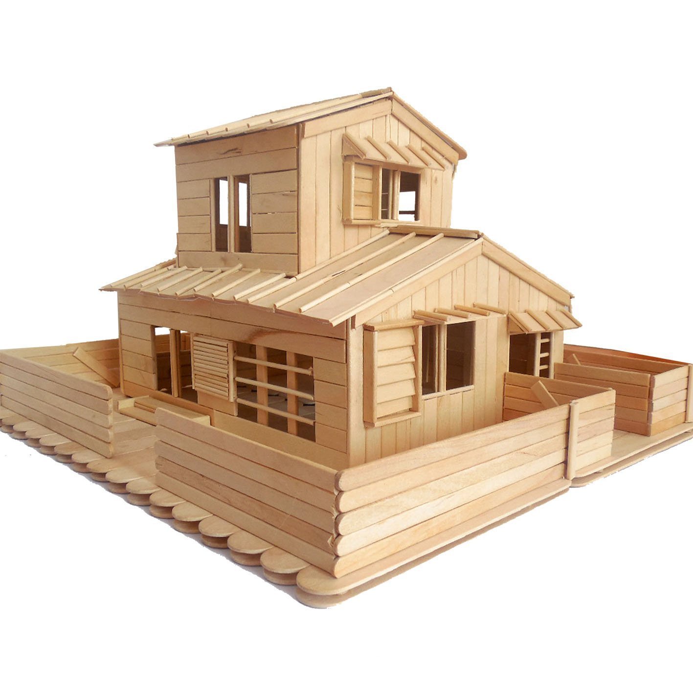 300 Pcs 4 5 Inch Natural Wood Popsicle Sticks Wooden Popsicle