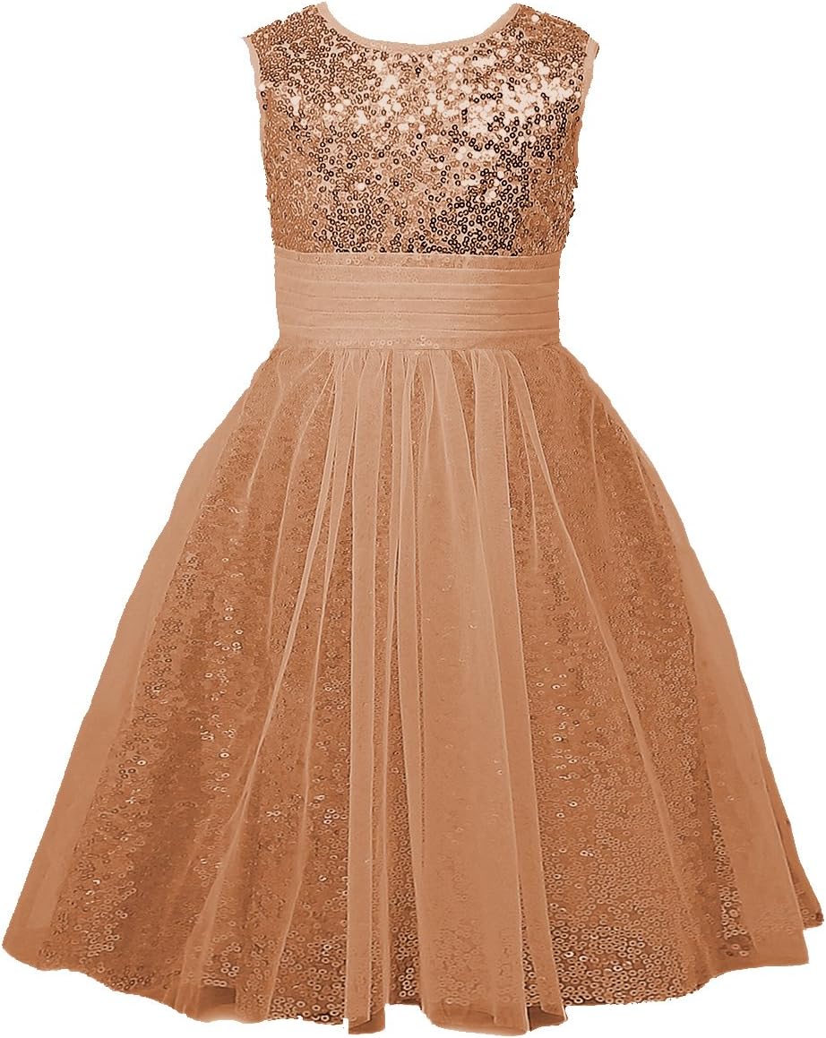 Mermaidtalee Sequin Baby Flower Girl's Dresses Occasion Dresses Long