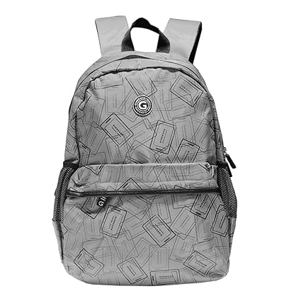 Giordano 19 Ltrs Grey School Backpack (GD2687CL-GRY)