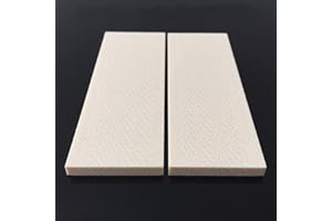 CUEFITS Alternative Imitation Ivory Substitute Knife Handle Blank Scale - ARVORIN 100x35x5mm Inlay Material