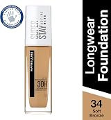 Maybelline Superstay Active Wear Foundation 30H Long-Lasting 34 Soft Bronze 30ml view 2