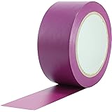 ProTapes Pro 50 Premium Vinyl Safety Marking and Dance Floor Splicing Tape, 6 mils Thick, 36 yds Length x 2" Width, Purple (Pack of 1)
