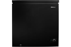 ARCTIC CHEF RFRF710-BLACK RCA Chest Freezer, Up to 197 L, 7 Cu. Ft. Capacity, Black