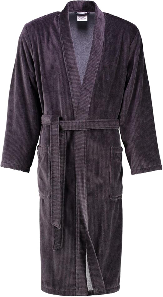 Cawö Herren Bademantel 5842-78, Gr. 50-58, Bordeaux, Größe Bademäntel