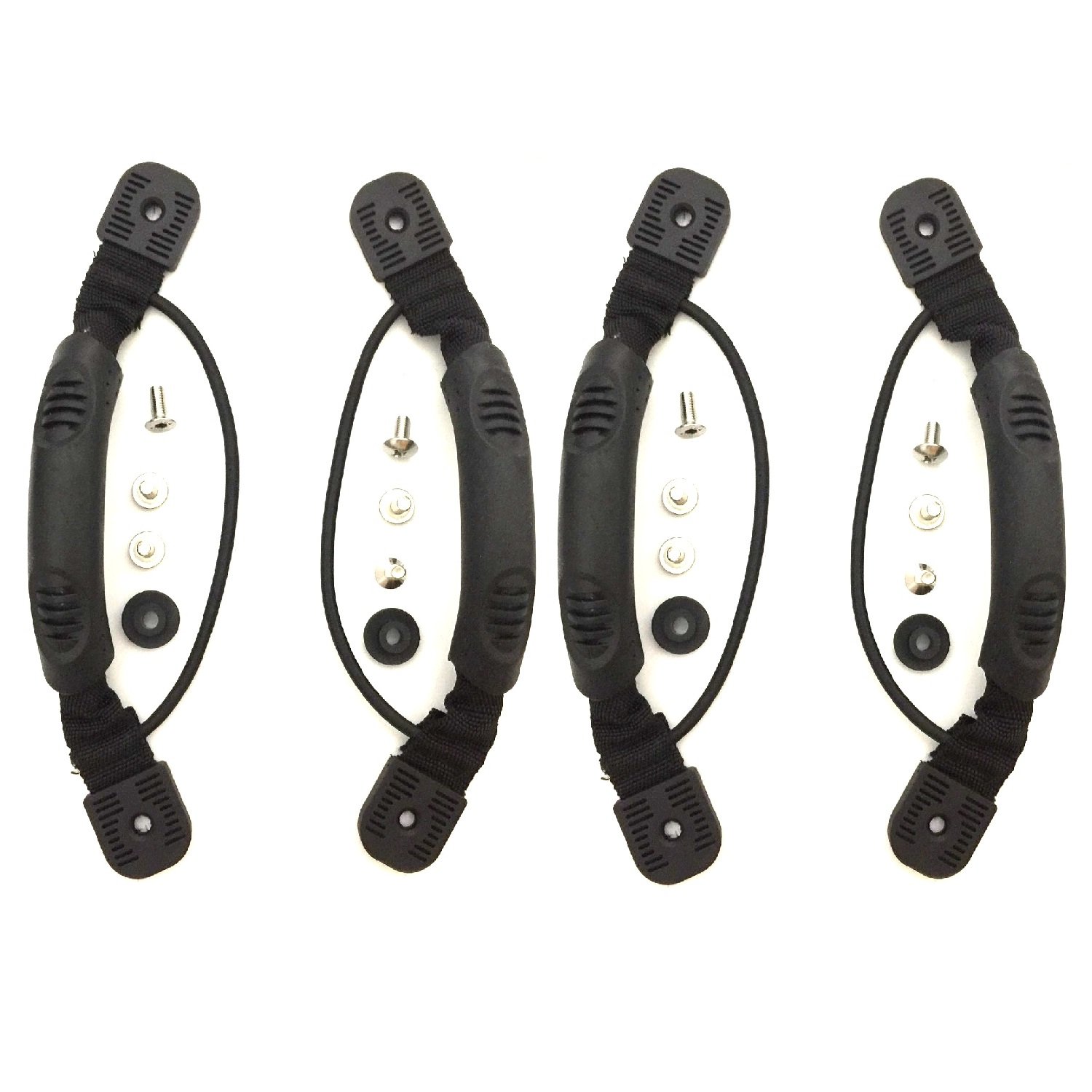 Anndason 4 Pcs Black Kayak Canoe Boat Side Mount Carry Handles/Paddle