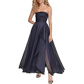 Donna Karan Women's Strapless Ruffle Ball Gown