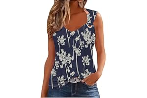 Lastesso Tank Top for Women Loose Fit Trendy 2024 Sleeveless Shirts O Ring Shoulder Spring Summer Casual Beach Tanks Clothes