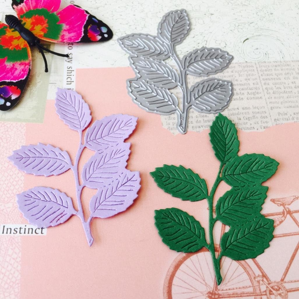 Metal Cutting Dies Snowy Embossing Stencil Stamp Template for DIY Scrapbooking Album Paper Card Craft Decoration by Celucke (E)