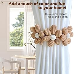 SRG Sunflower Curtain Tiebacks-2 Pack | Curtain