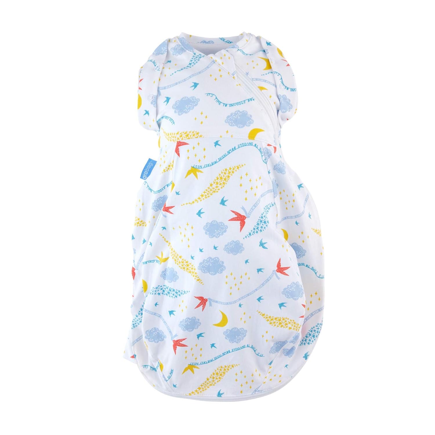 2 in 1 swaddle and newborn grobag