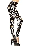Leggings Depot Women's High Waisted Skull