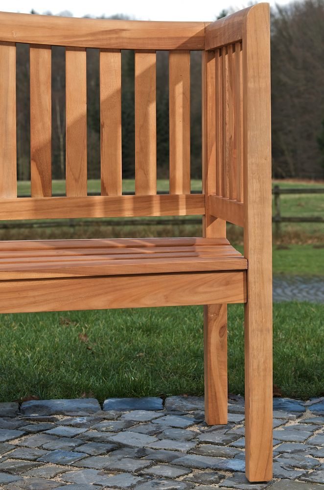 Holzbank Mit Lehne Garten