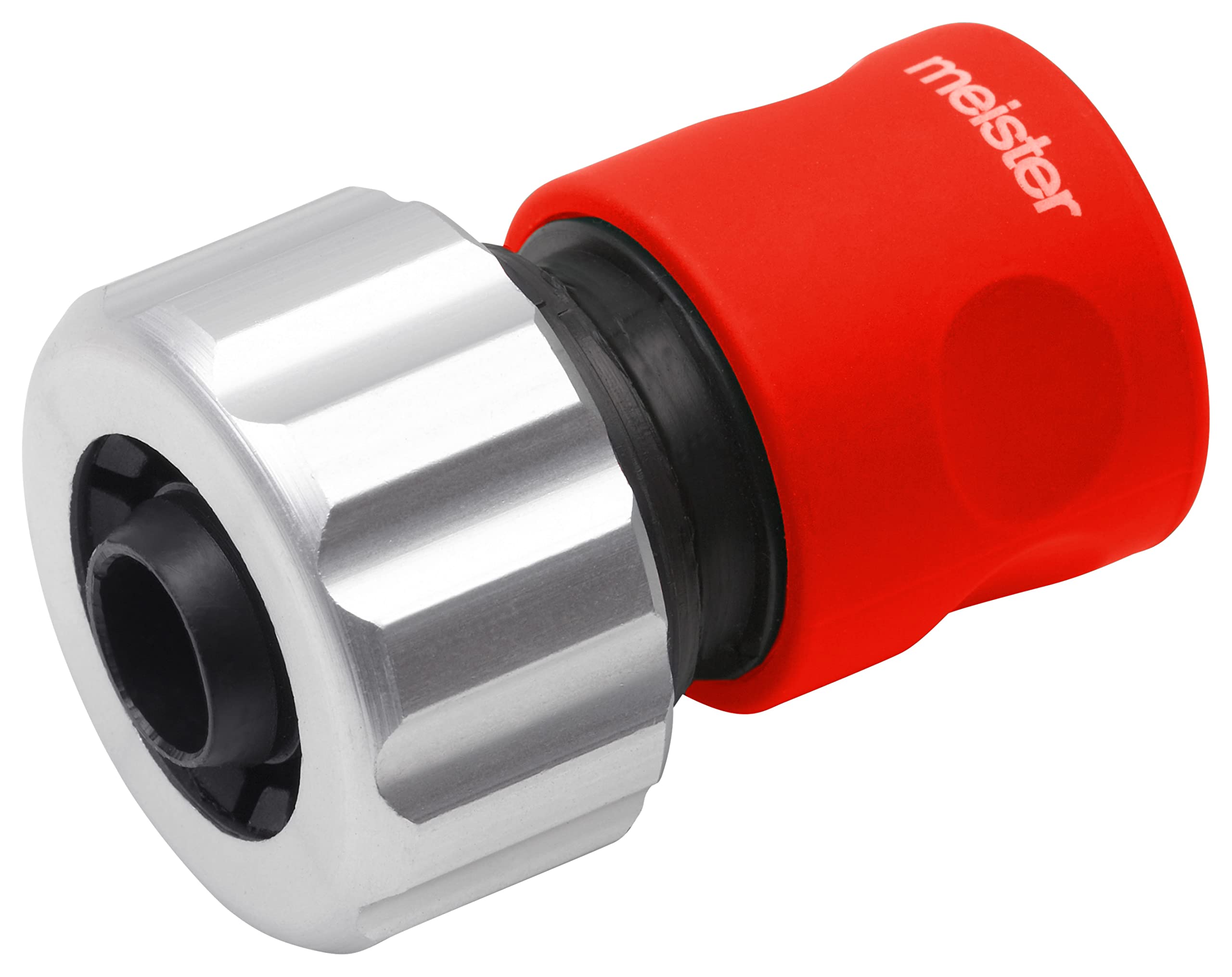 Meister Hose Connector - Made of Aluminium - With Soft-Touch Surface - Waterproof/Connector/Hose Connector/Hose Connector for Tap Connection