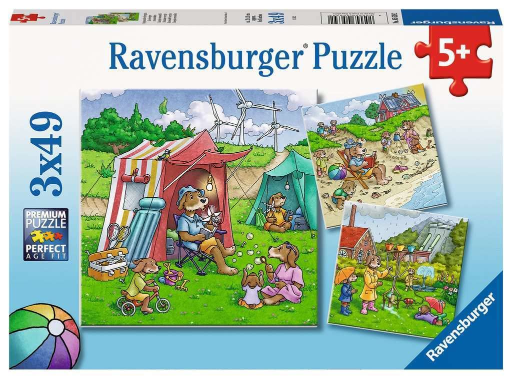 Ravensburger Children's Puzzle - Regenerative Energies - 3 x 49 Pieces Puzzle for Children from 5 Years