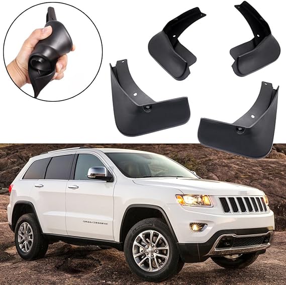 SPEEDLONG 4Pcs Car Mud Flaps Splash Guards Fender Mudguard