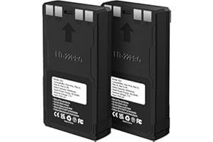 METACUCU 2 Pack Rechargeable Batteries for Trail Camera 𝟔𝟓𝟎𝟎𝐦𝐀𝐡 Battery for LIT-22 Hunting Trail Camera Compatible with SPYPOINT Flex-M, Flex G-36, Flex-Plus, Flex-S(Including Charging Cable)