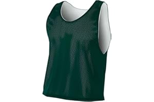 A4 Sportswear Reversible Pinnies Wicking Athletic Jersey (Lacrosse/Soccer/Football.) 11 Colors, Youth/Adult