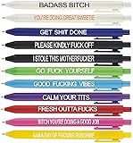 Cityhermit 11Pcs Funny Adult Ballpoint Pen