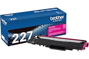 Brother Original TN227M High-Yield Magenta Toner Cartridge, Higher Yield for Value, Toner Replacement cartridges, Toner for B