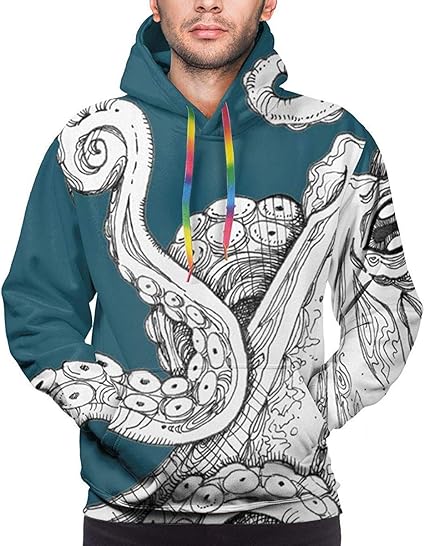 Amazon ティールタコファッション男性アスレチックパーカー冬スポーツスウェットプルオーバー トレーナー パーカー 通販