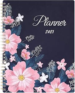 2021 Planner -Weekly & Monthly Planner with Tabs, 8