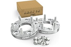 Customadeonly Forged 5x127 (5x5) Wheel Adapters 25mm (1 Inch) (2pcs, 78.4mm Bore, 1/2" Studs) Compatible with Jeep Wrangler JK/JL 2007–2018, Grand Cherokee WJ/WK 1999–2010