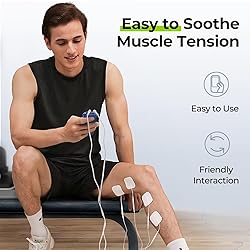 AUVON 3-in-1 TENS Unit Muscle Stimulator, EMS