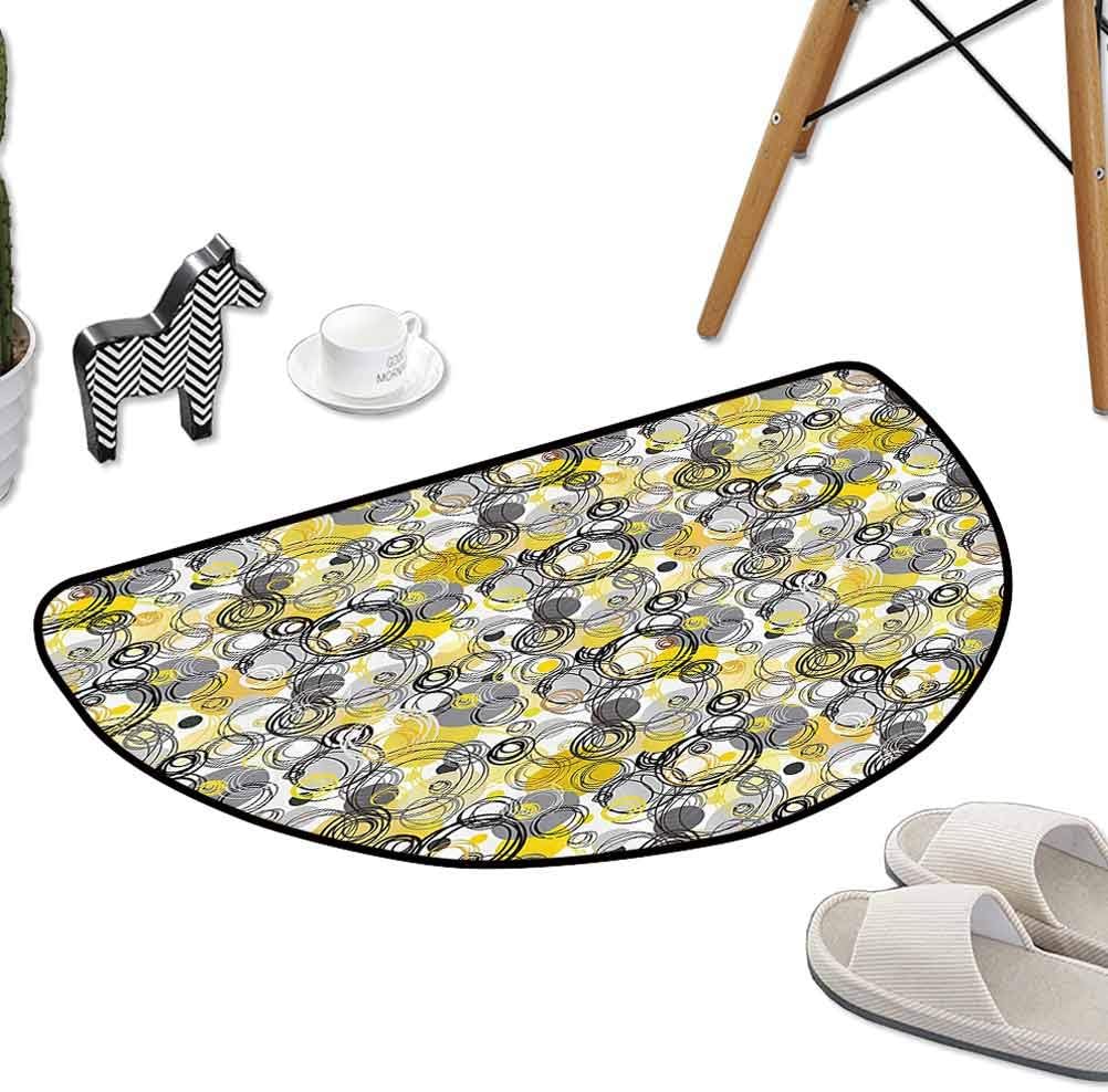 Printing Style Carpet Rugs Hand Drawn Sketchy Geometrical