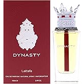 Lattafa Dynasty – Fresh, Spicy, Woody, Aromatic – Eau de Parfum Spray Long-Lasting Fragrance for Unisex, 3.4 Ounce / 100 ml