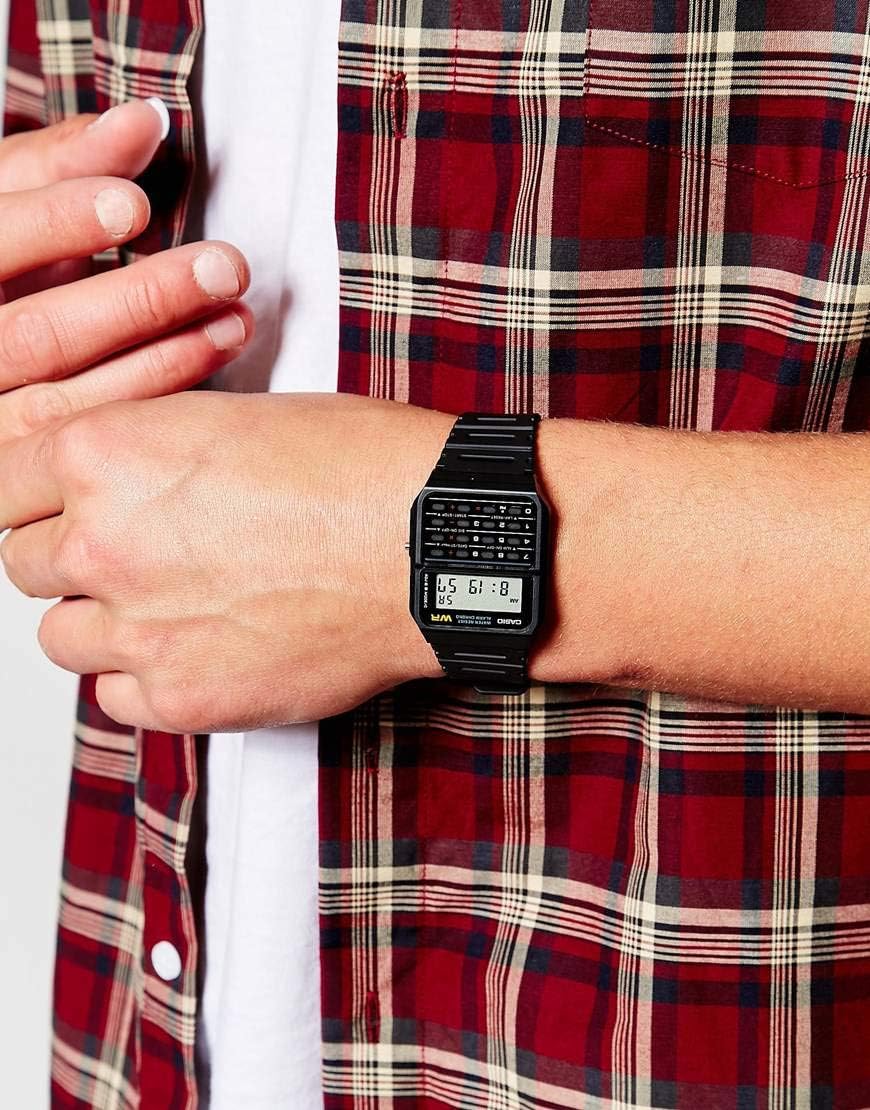 Casio Collection Watch For Men Ca 53w 1er Black Band Digital Display