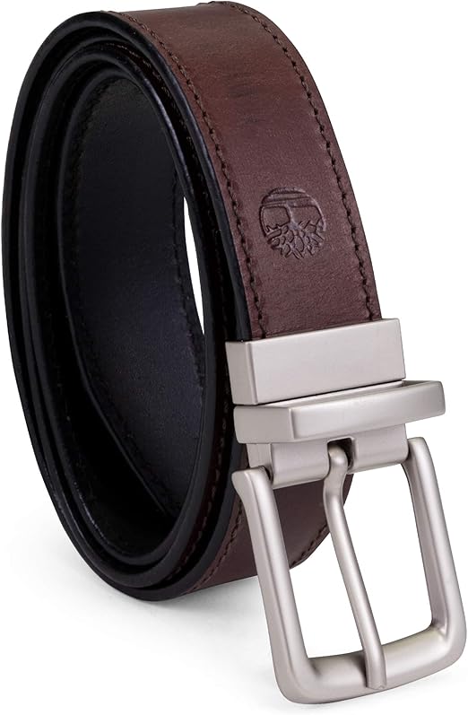 timberland casual leather belt