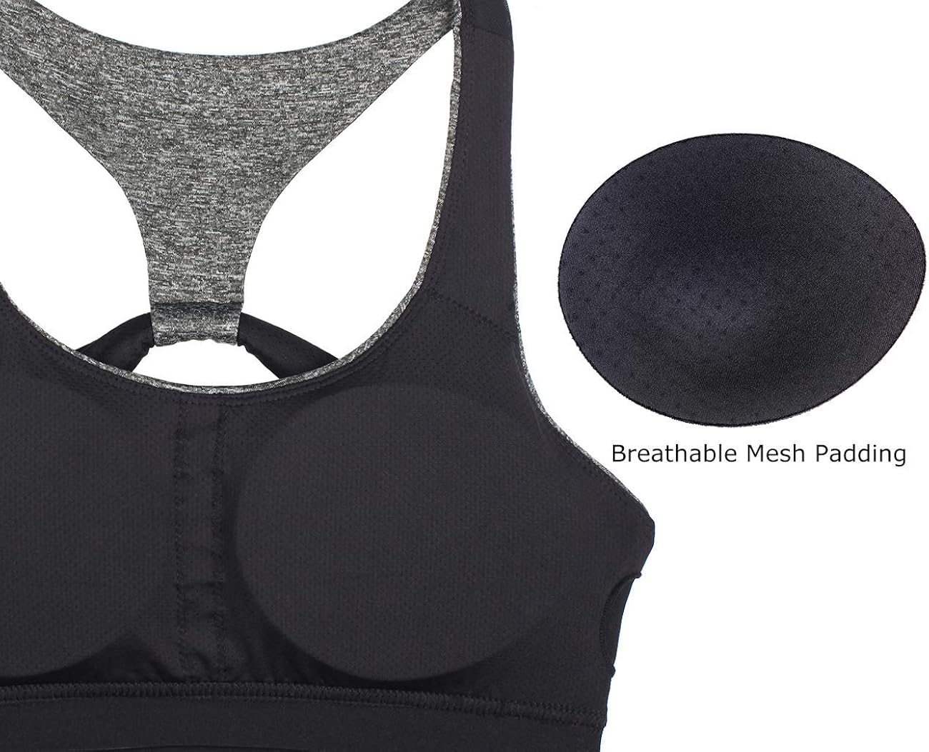 icyzone Workout Sports Bras for Women - Fitness Athletic Exercise Running Bra Yoga Tops at  Women’s Clothing store