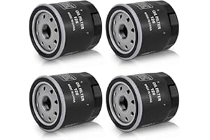 AOUTON 49065-0724 Oil Filter Replace 49065-7010 oil filter elment, for kawasaki FX850V FX801V FJ180V FH381-721V FH601-770D FX751-FX1000V Engine Models, AM107423 120-634 1016467, Pack of 4