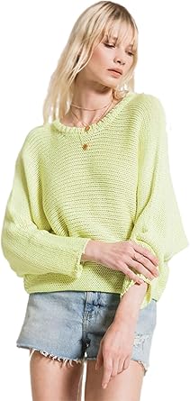 neon yellow sweater